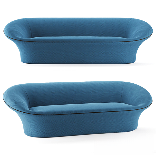 Blue Oval Sofa sofa