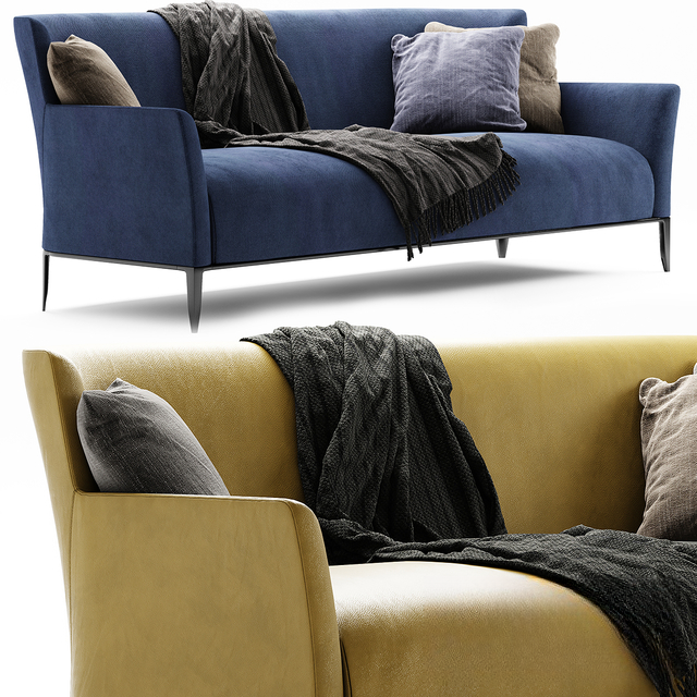 Blue Yellow Sofa sofa