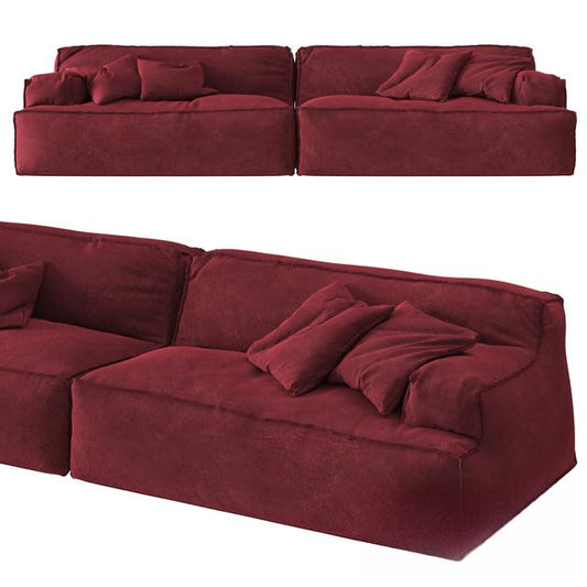 Maroon Sectional Sofa sofa