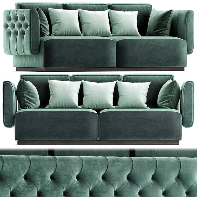 Green Velvet Sofa sofa