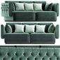 Green Velvet Sofa sofa