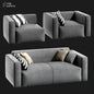 Gray Modern Sofa sofa