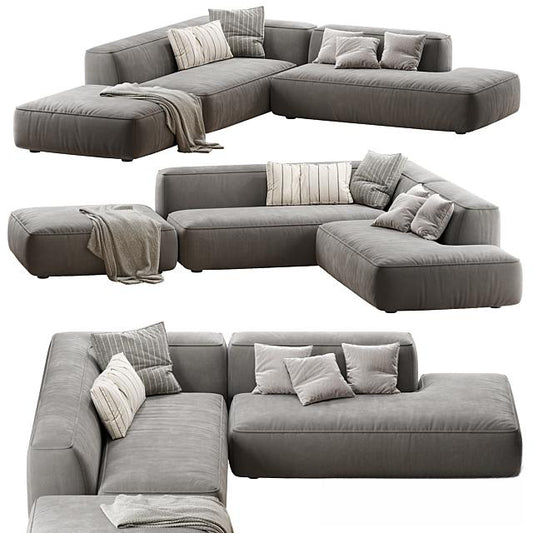 Grey Modular Sectional Sofa sofa
