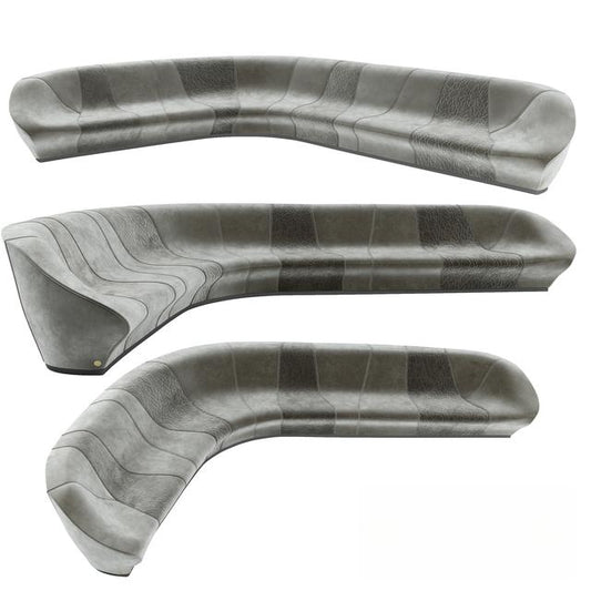 Curved Grey Modern sofa