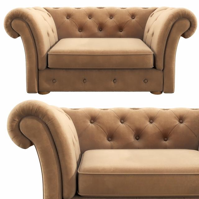 Buttoned Tufted Chesterfield Sofa sofa