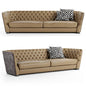 Buttoned Leather Sofa sofa