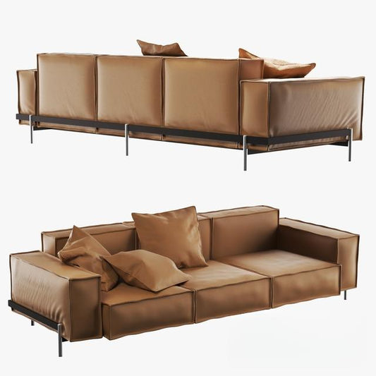 Brown Leather Sofa sofa