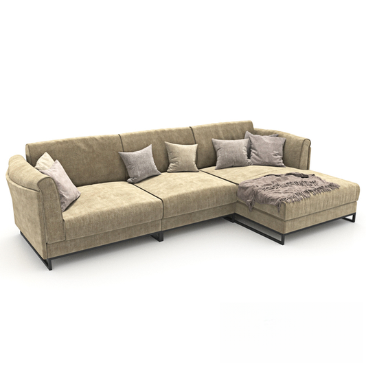 Beige L-shaped Sofa sofa