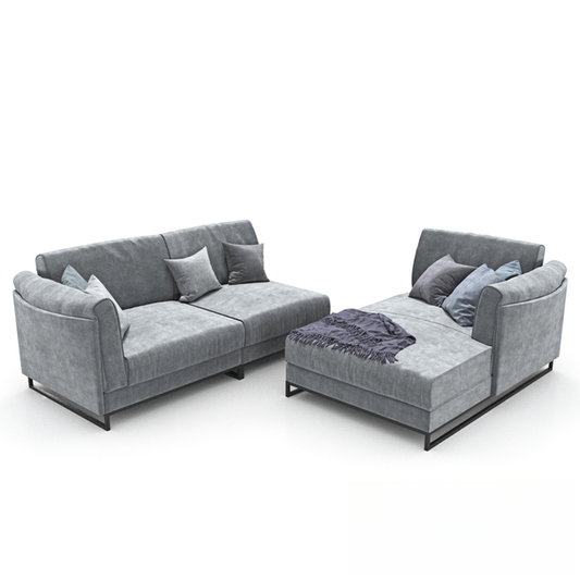 Grey L-shaped Sofa sofa