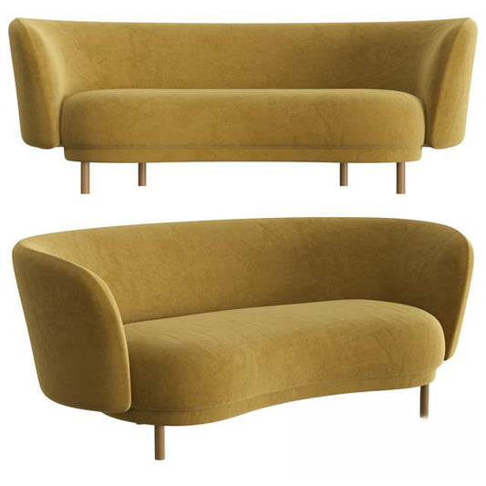 Curved Shape Modern Sofa sofa