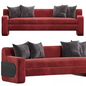 Red Grey Sofa sofa