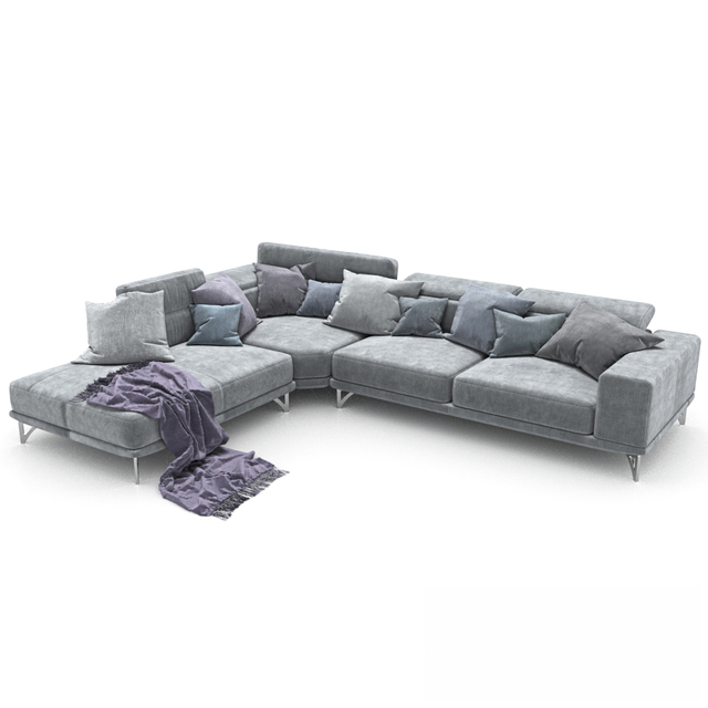 Grey L-shaped Sofa sofa