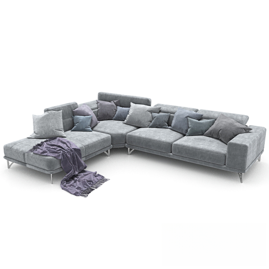 Grey L-shaped Sofa sofa