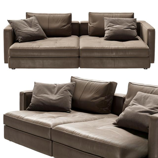 Brown Leather Sofa sofa