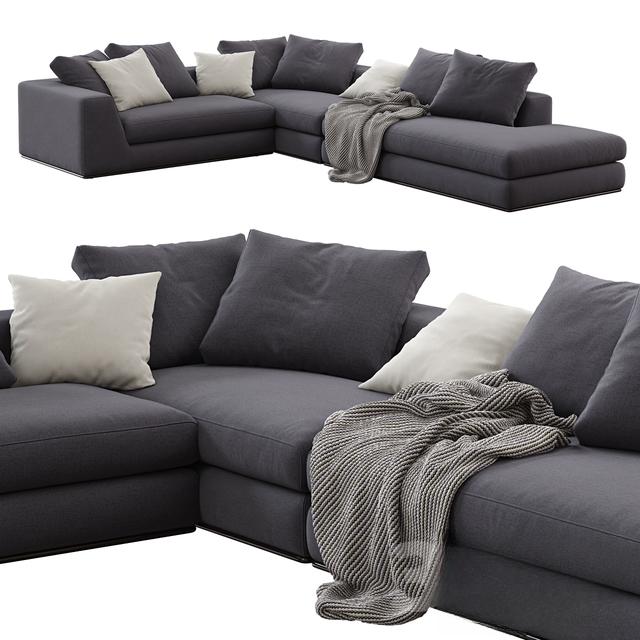 Grey L-shaped Sofa sofa