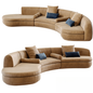 CurvedSectional Sofa sofa