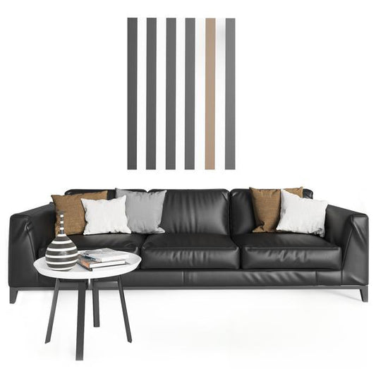 Black Leather Modern sofa