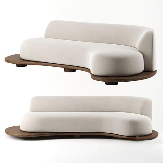 Curved Minimalist Modern Sofa sofa