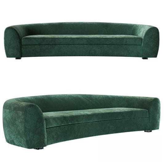 Green Velvet Sofa