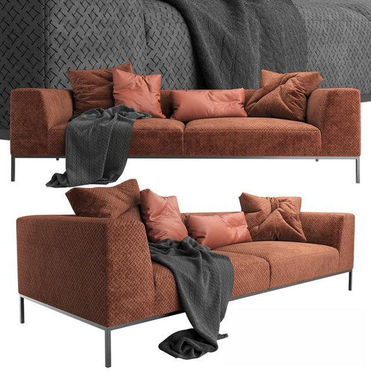 Brown Modern Sofa