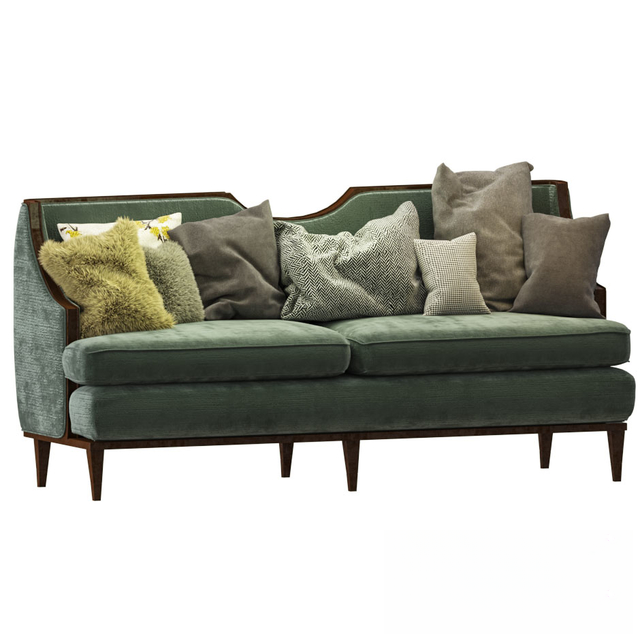 Green Velvet Sofa sofa