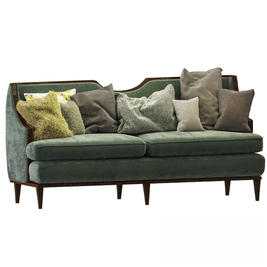 Green Velvet Sofa