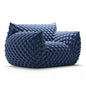 Blue Quilted Bed singlesofa