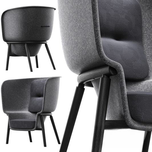 Grey Modern Chair singlesofa