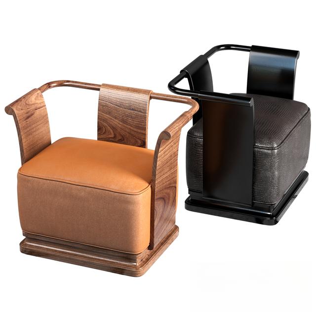 Modern Wooden Leather Chair singlesofa
