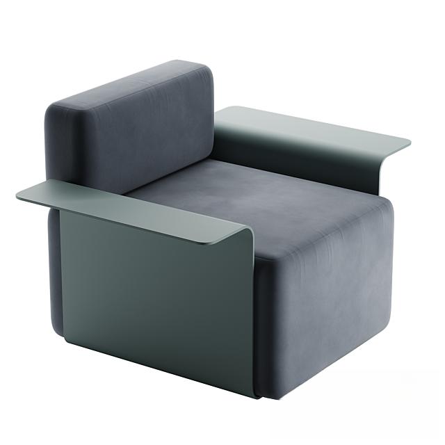 Modern Gray Chair singlesofa