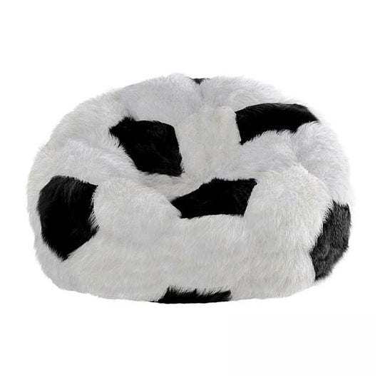 Soccer Ball White Black singlesofa