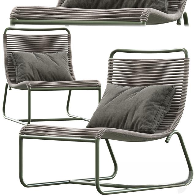 Modern Striped Chair singlesofa