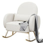 Modern White Rocking Chair singlesofa