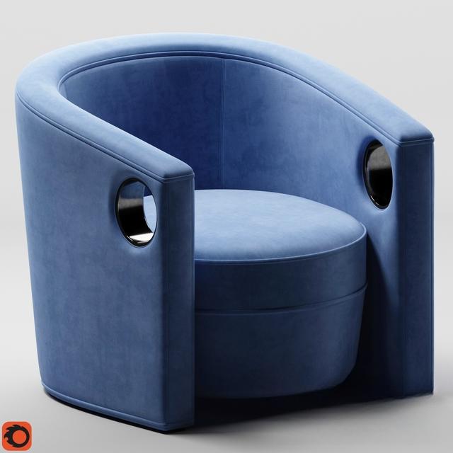 Blue Modern Chair singlesofa