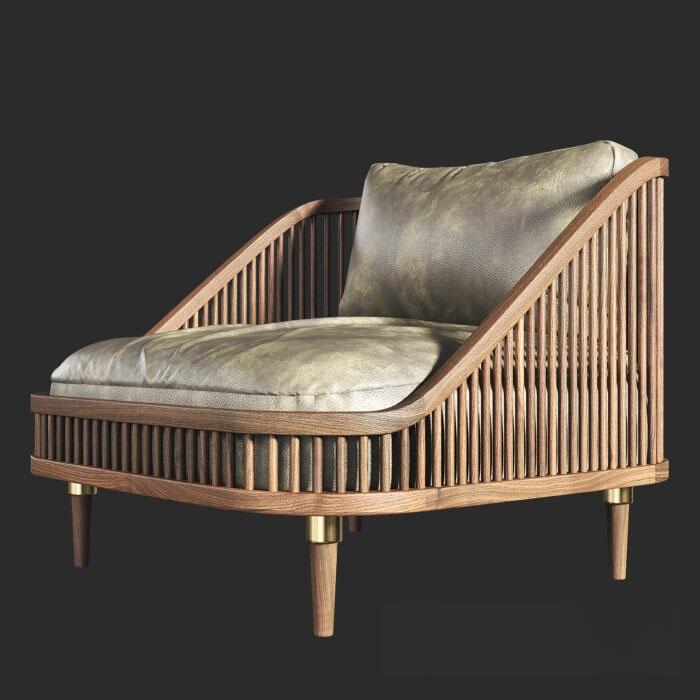 Wooden Modern Chair singlesofa
