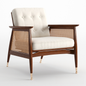 Modern Wood Armchair singlesofa