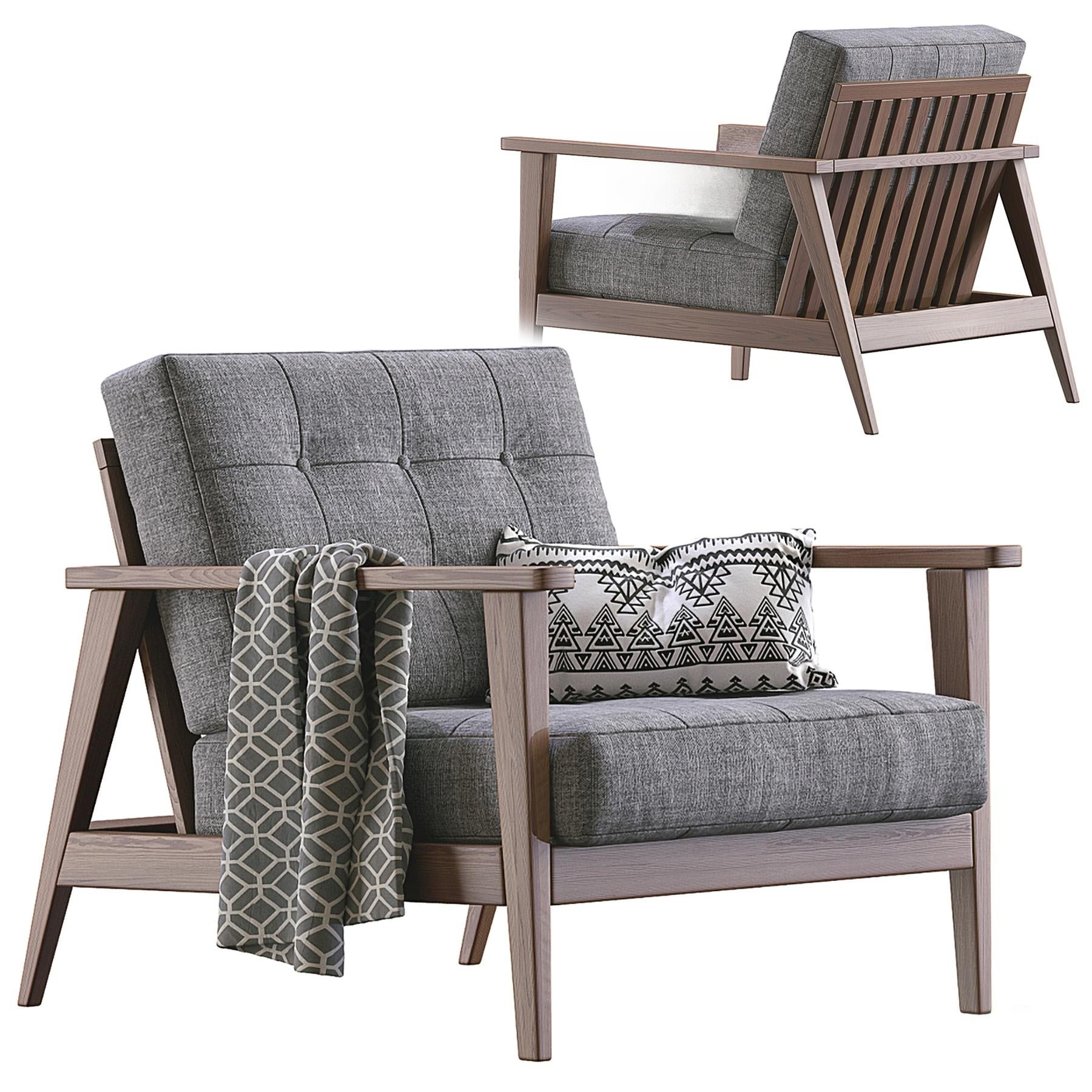 Grey Modern Chair singlesofa