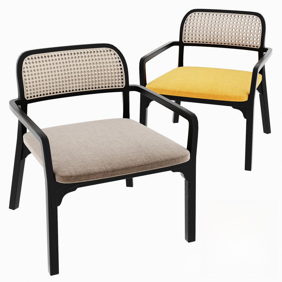 Black Woven Chair singlesofa