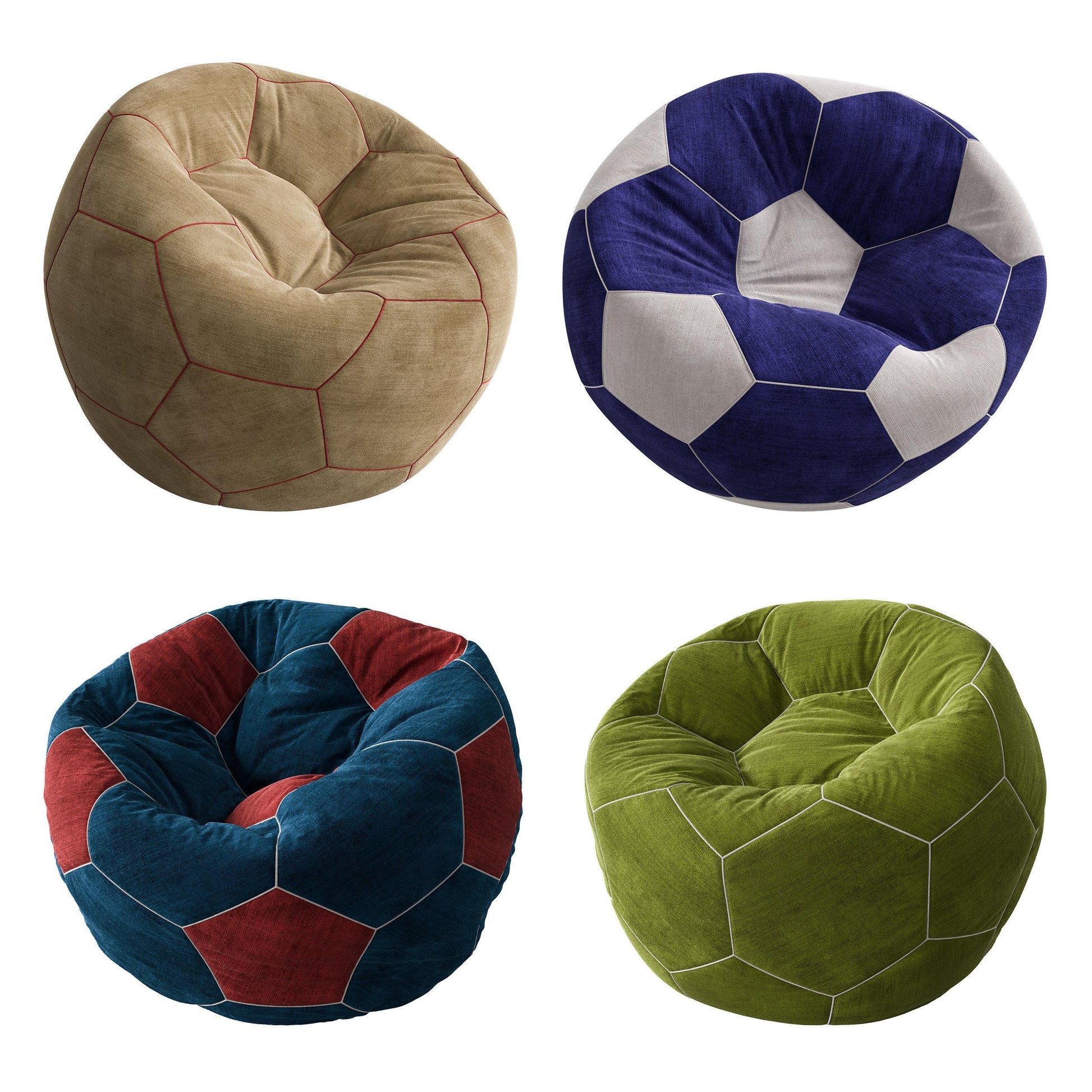 SoccerBallBeanBag singlesofa