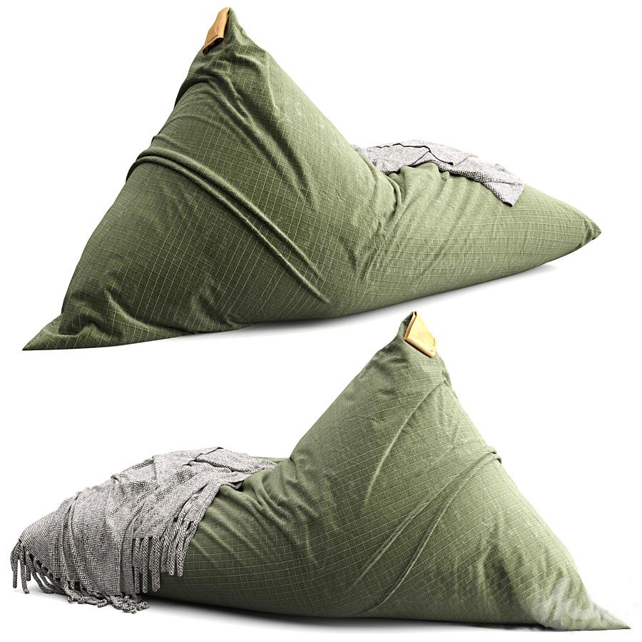 Green Pillow Bed singlesofa
