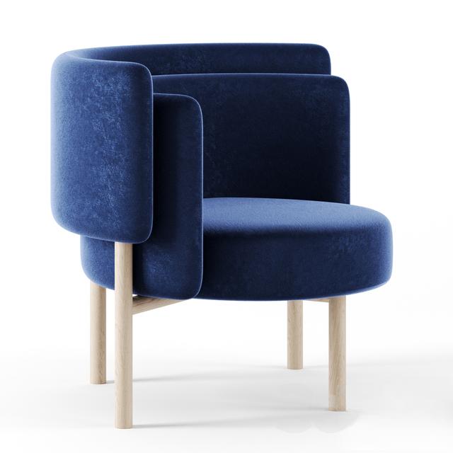 Blue Modern Chair singlesofa