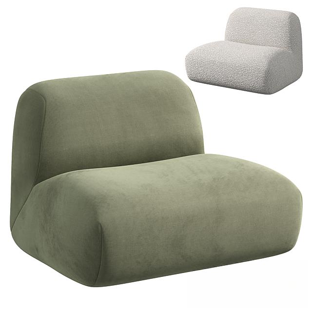 Green Modern Bed singlesofa