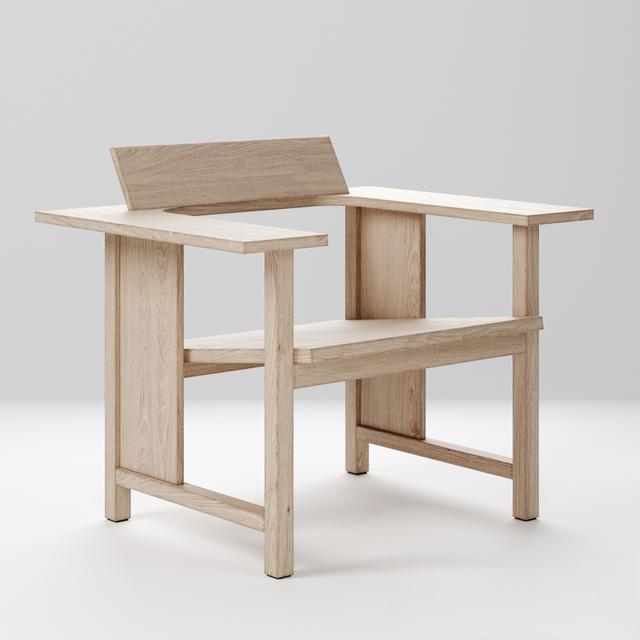 Wooden Modern Minimalist singlesofa