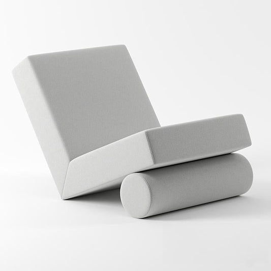 Modern Minimalist Grey singlesofa