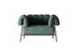 Green Velvet Modern singlesofa