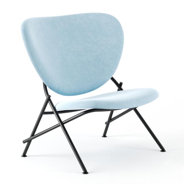 LightBlueModernChair singlesofa
