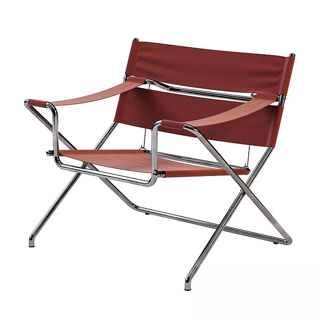 Red Foldable Chair singlesofa