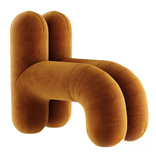 Brown Modern Chair singlesofa