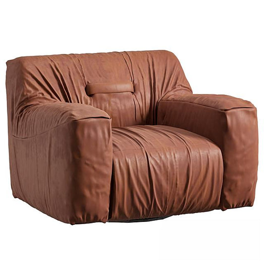Brown Leather Sofa singlesofa