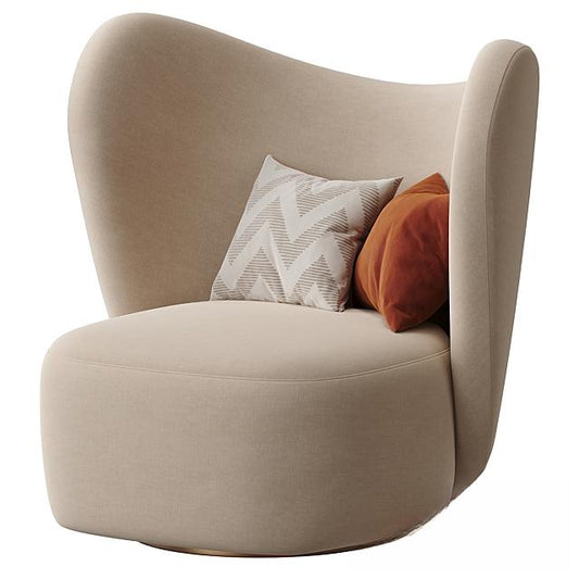 Curved Modern Chair singlesofa